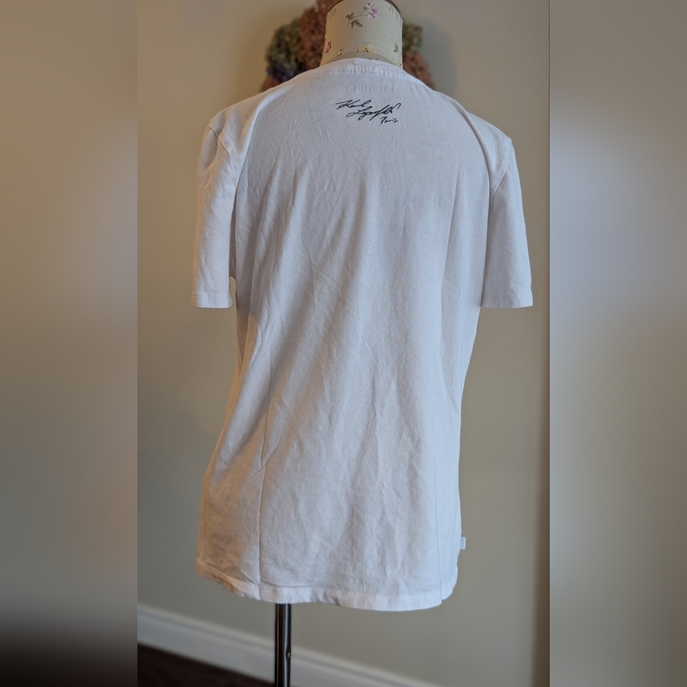 Karl Lagerfeld Kids Nautical Graphic Tee‎ - White - Picture 2 of 7
